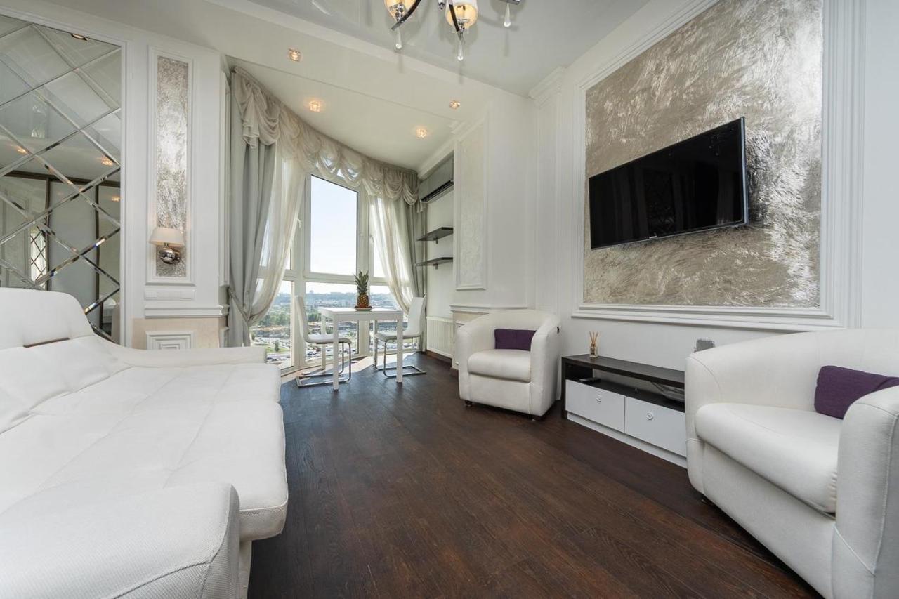 Exquisite Panoramic Views Apartment Dnipro Embankment Kiew Exterior foto