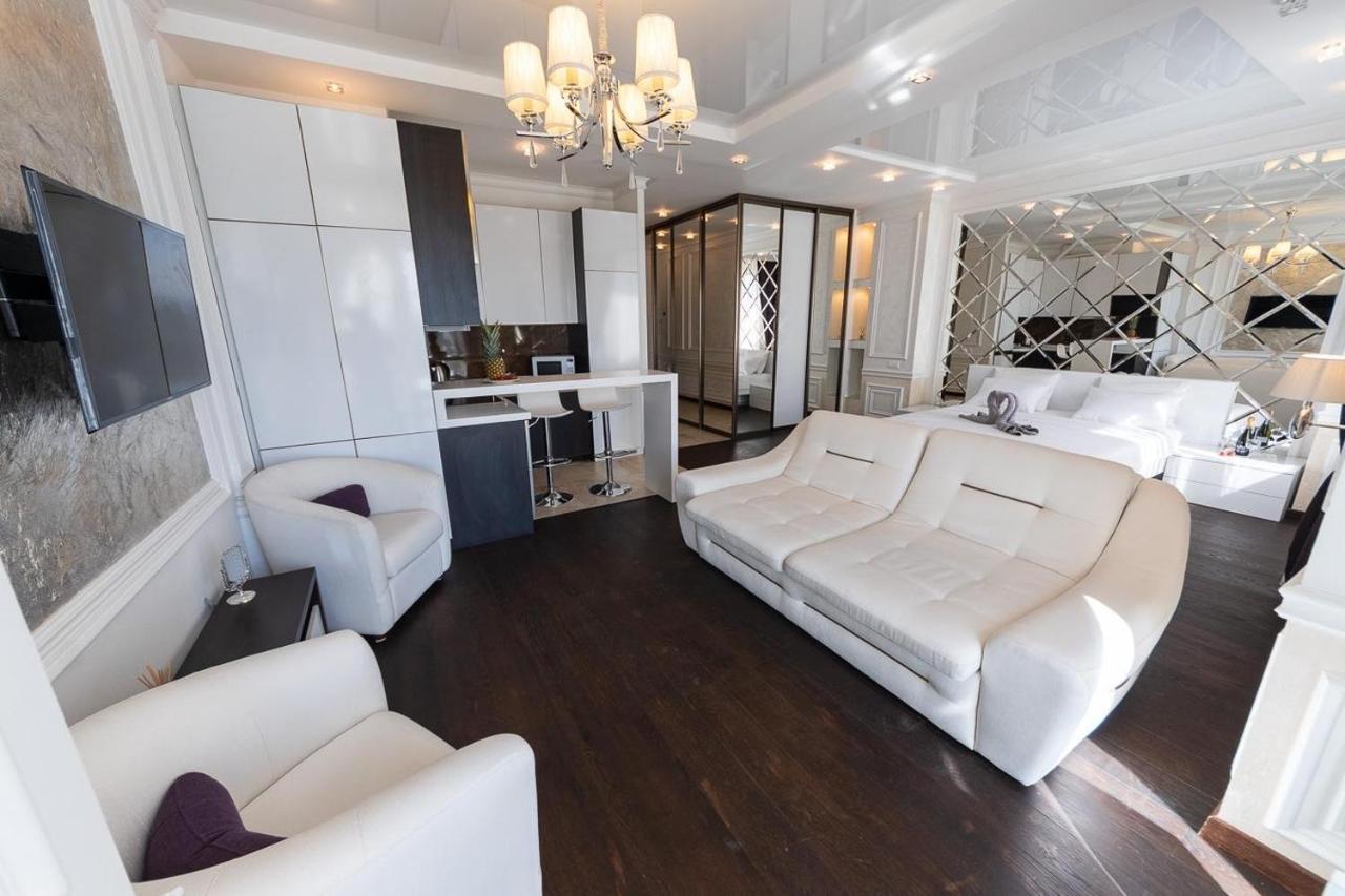 Exquisite Panoramic Views Apartment Dnipro Embankment Kiew Exterior foto